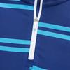 Men's Striped Mid Tech Jersey 1/4 Zip Pullover
