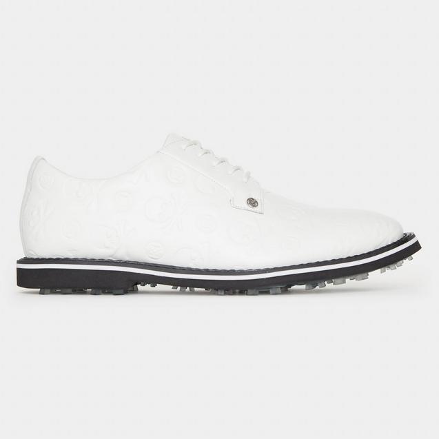 Men's Debossed Gallivanter Spikeless Golf Shoe - White/Black G/FORE
