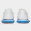 Men's Perforated Gallivanter Spikeless Golf Shoe - White/Blue