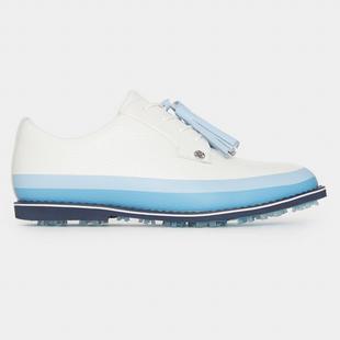 Women's Tuxedo Gallivanter Spikeless Golf Shoe - White/Blue