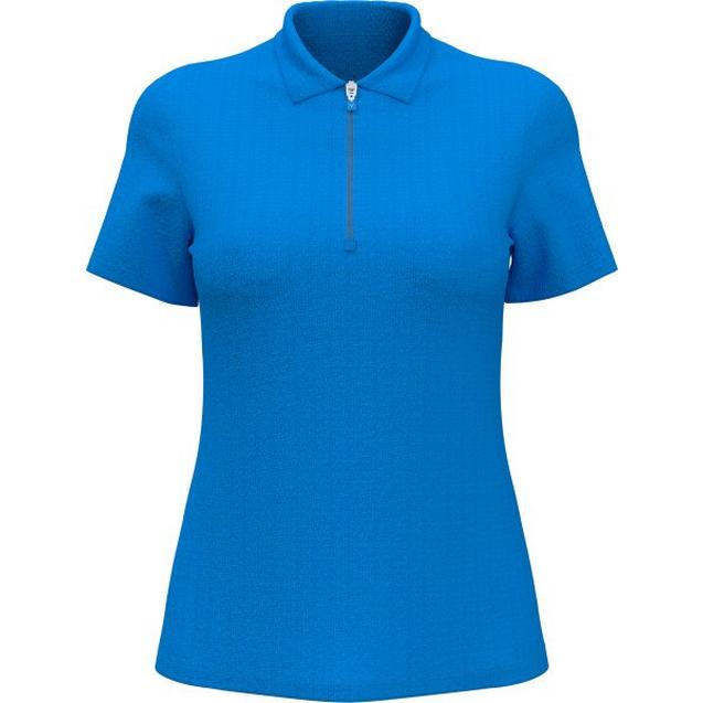 Women's Pro Spin 1/4 Zip Heather Short Sleeve Polo CALLAWAY