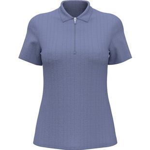 Women's Pro Spin 1/4 Zip Heather Short Sleeve Polo