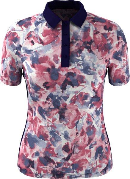 Women's Floral Print Short Sleeve Polo