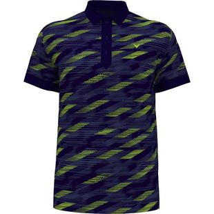 Men's All Over Active Textured Short Sleeve Polo