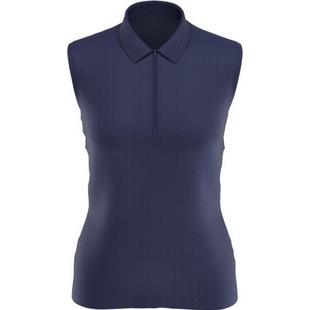 Polo chin&eacute; &agrave; glissi&egrave;re 1/4 sans manches pour femmes CALLAWAY