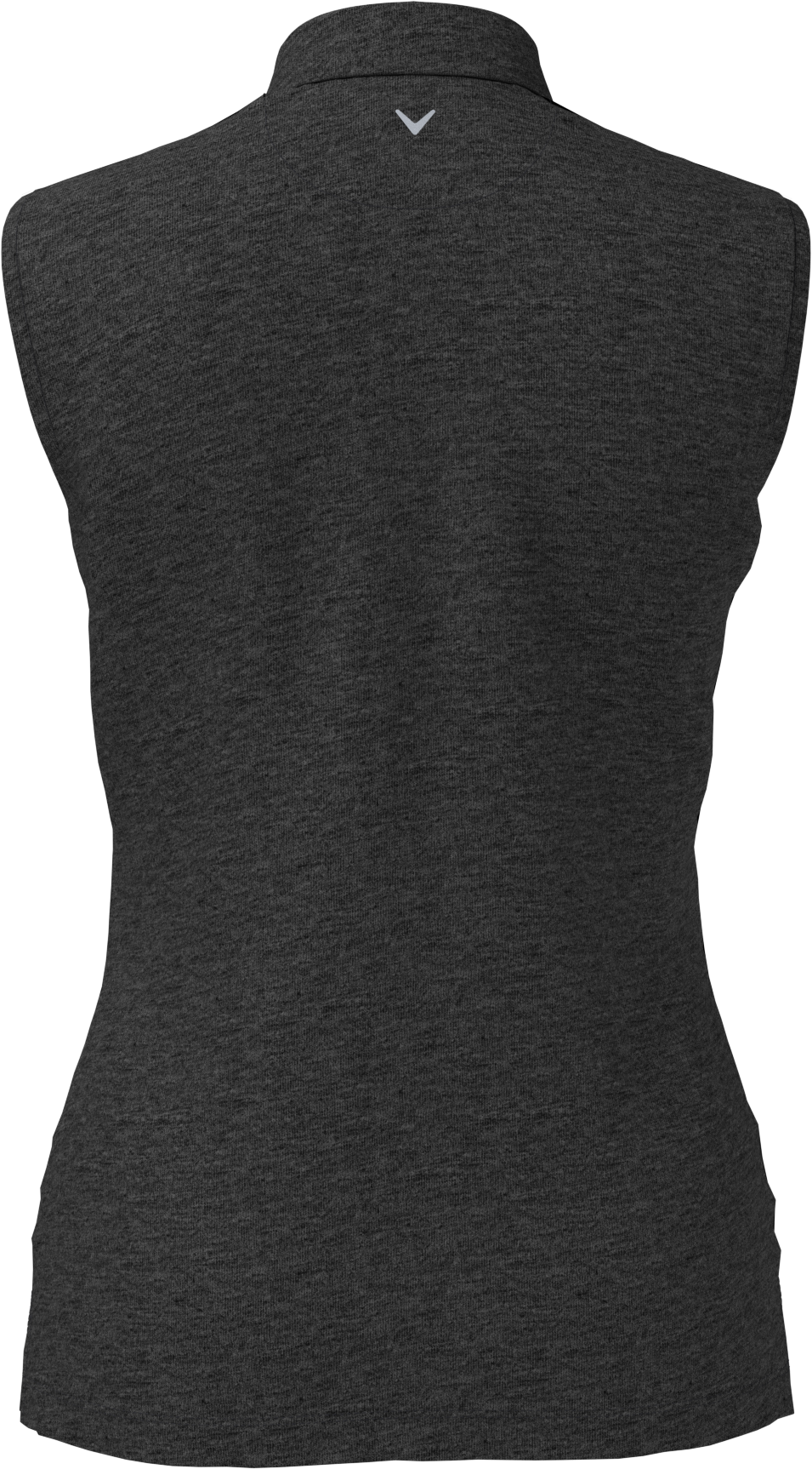 Women's 1/4 Zip Heather Sleeveless Polo