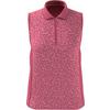 Women's Printed Sleeveless Polo