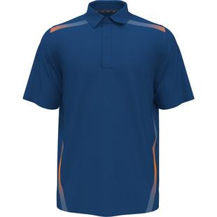 Men's Performance Mixed Media Short Sleeve Polo