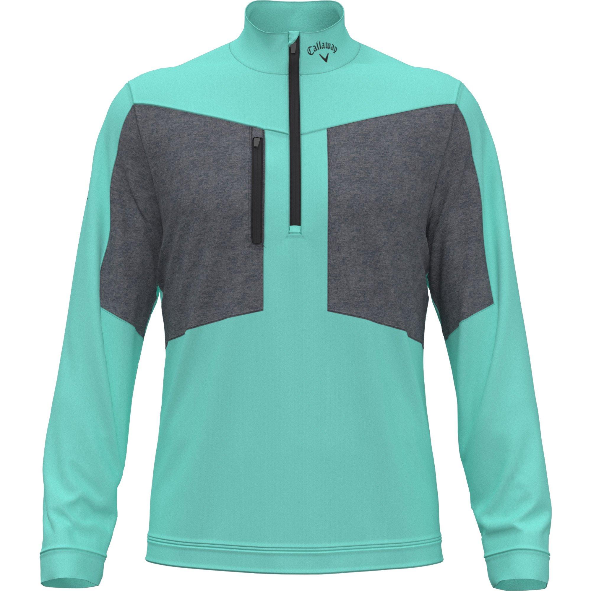 Men's Aquapel Mixed Media 1/4 Zip Pullover