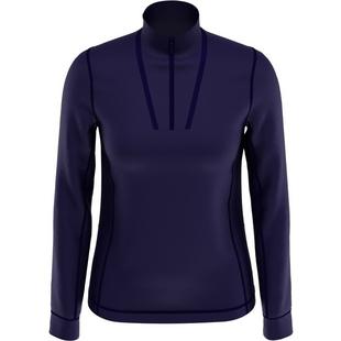 Women's Solid Sun Protection 1/4 Zip Long Sleeve Top