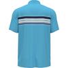 Men's Coastal Ombre Stripe Short Sleeve Polo