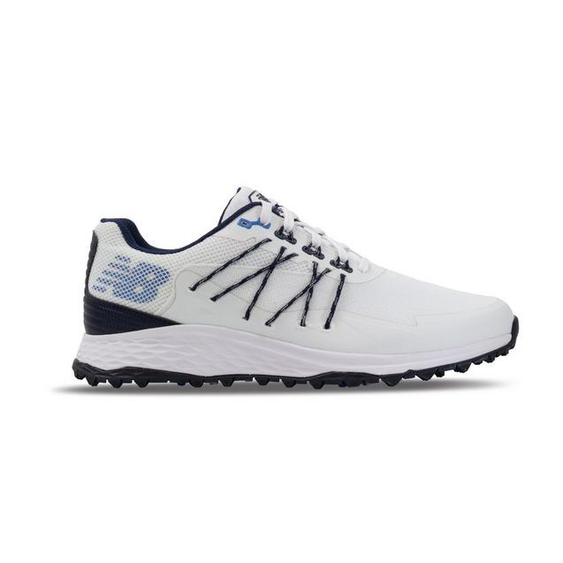 Men's Fresh Foam Pace SL Spikeless Golf Shoe - White/Blue NEW BALANCE