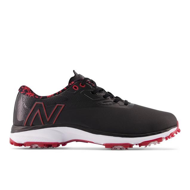 Men's Fresh Foam X Defender Spiked Golf Shoe Black/Red NEW BALANCE