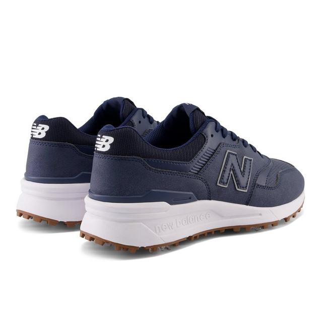 New balance 997 navy on sale blue