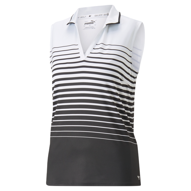 Women's MATTR Stripe Sleeveless Polo