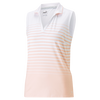 Women's MATTR Stripe Sleeveless Polo