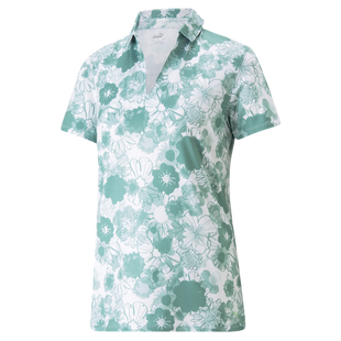 Women's Cloudspun Lillypad Short Sleeve Polo PUMA