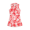 Women's Maple Leaf Natural Printed Sleeveless Dress