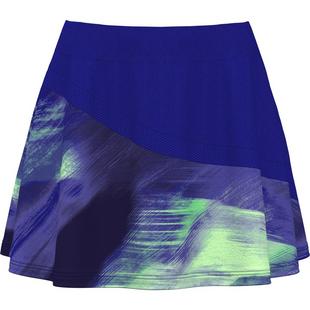 Women's Brushed Abstract Print Skort