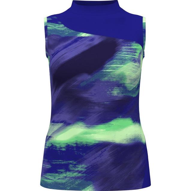 Women's Brushed Abstract Print Sleeveless Top PGA TOUR