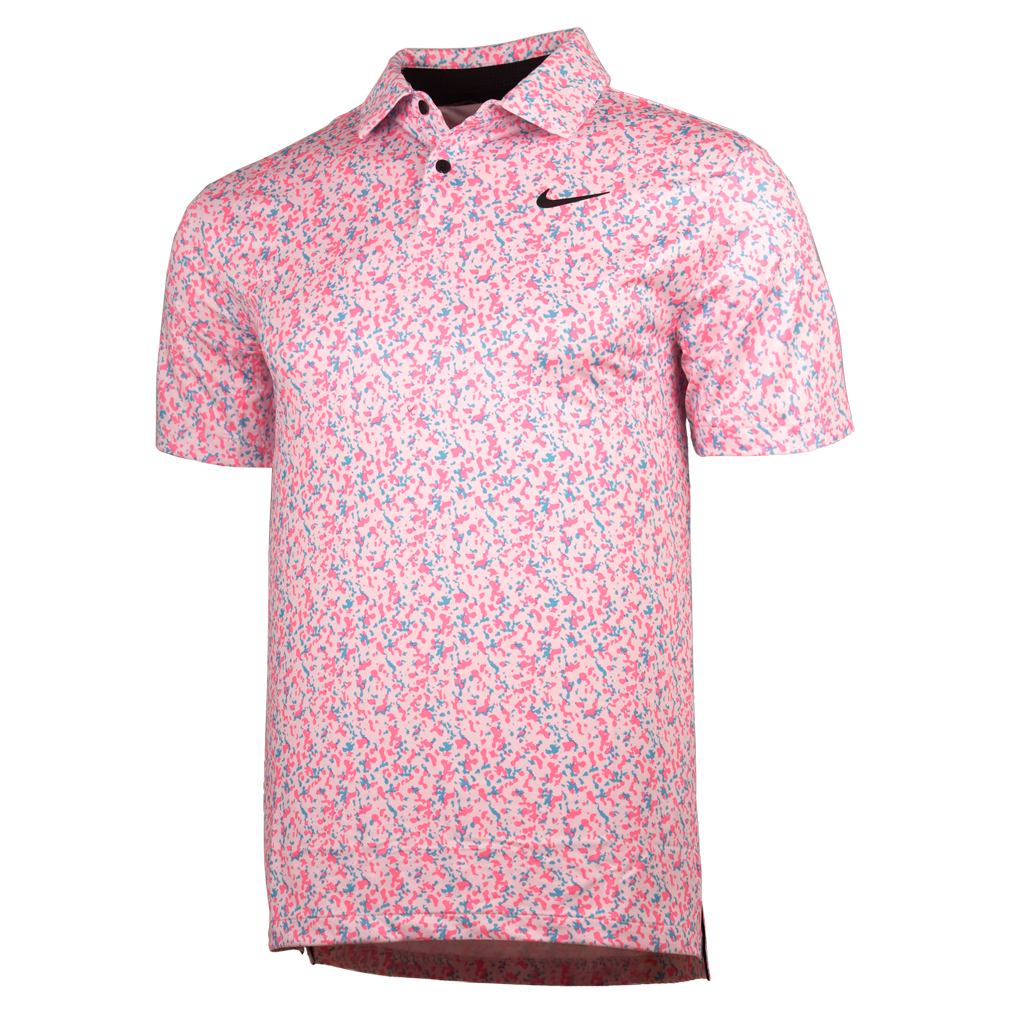 Men's Dri-FIT Tour Micro Camo Short Sleeve Polo NIKE Shirts