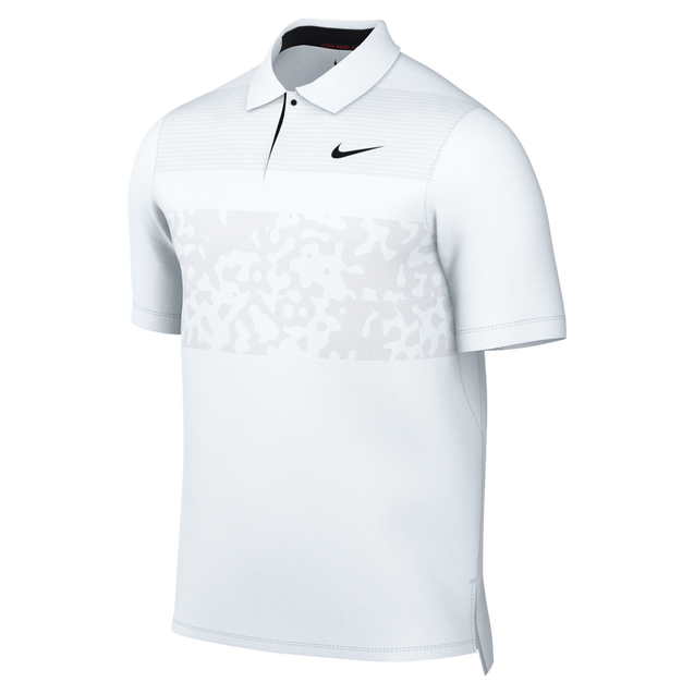 NIKE Men's TW Dri-FIT Contour Print Short Sleeve Polo