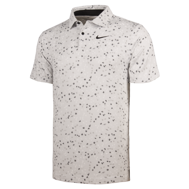 Men's Dri-FIT Tour Micro Floral Short Sleeve Polo, NIKE