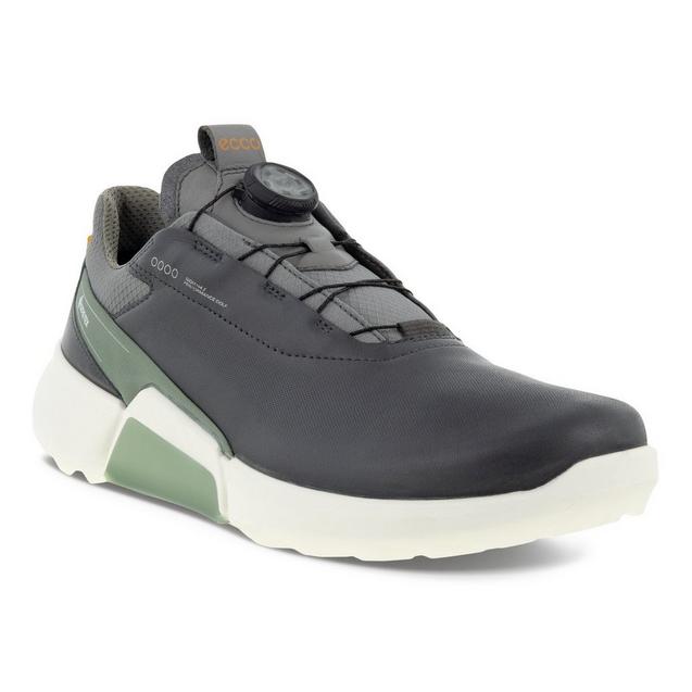 Men's BIOM H4 BOA Spikeless Golf Shoe - Dark Grey | ECCO