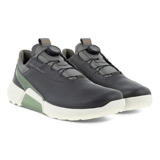 Men's BIOM H4 BOA Spikeless Golf Shoe - Dark Grey | ECCO | Golf