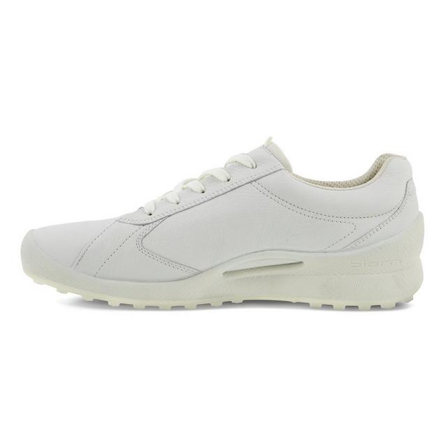 Ecco mens hot sale white sneakers