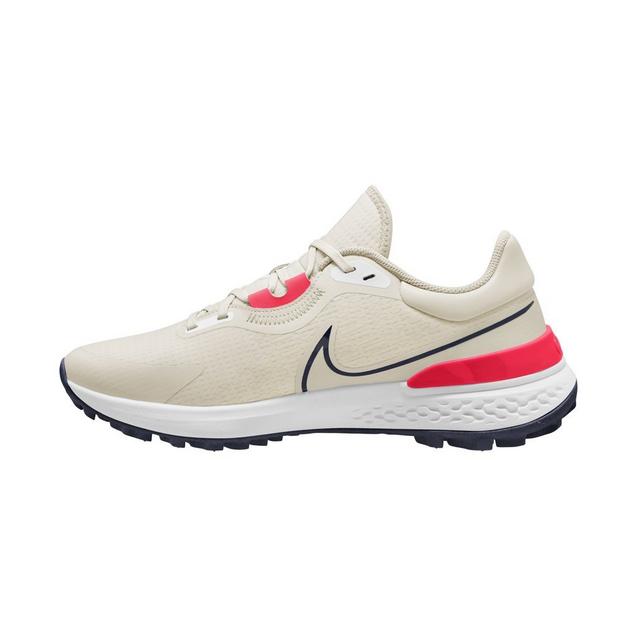 Air Zoom Infinity Pro 2 Spikeless Golf Shoe - Beige/Red | NIKE
