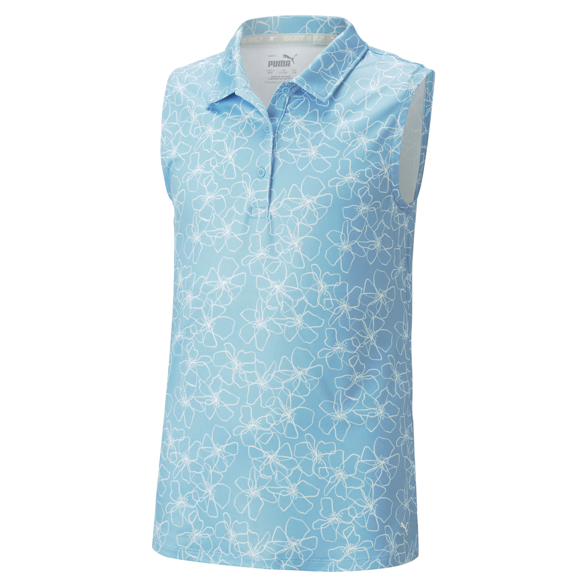 Girl's Cloudspun Island Sleeveless Polo