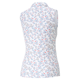 Girl's MATTR Micro Floral Sleeveless Polo PUMA
