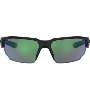 Blitzing Shiny Black/TUNED Blue-Green Golf Mirror Sunglasses UNDER ARMOUR