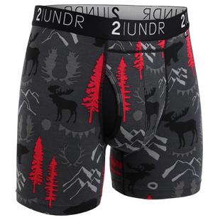 2UNDR Swing Shift 3 Boxer Trunk Underwear, White/Grey, X-Small :  : Clothing, Shoes & Accessories