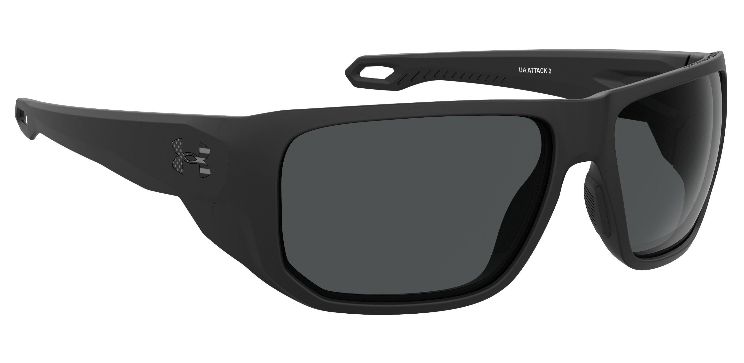 Attack 2 Matte Black-USA/Grey ANSI Sunglasses