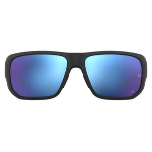 Attack 2 Matte Black-USA/ML Blue Mirror ANSI Sunglasses UNDER ARMOUR