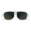 Dominate Matte White/Blue ML Mirror Sunglasses