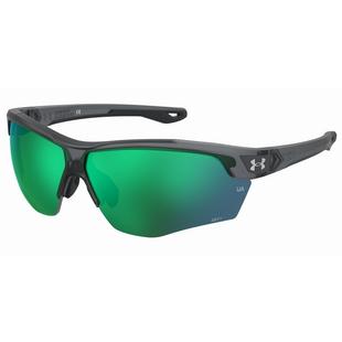 Yard Dual Mt Transparent Pitch Grey/Emerald ML Mirror Sunglasses