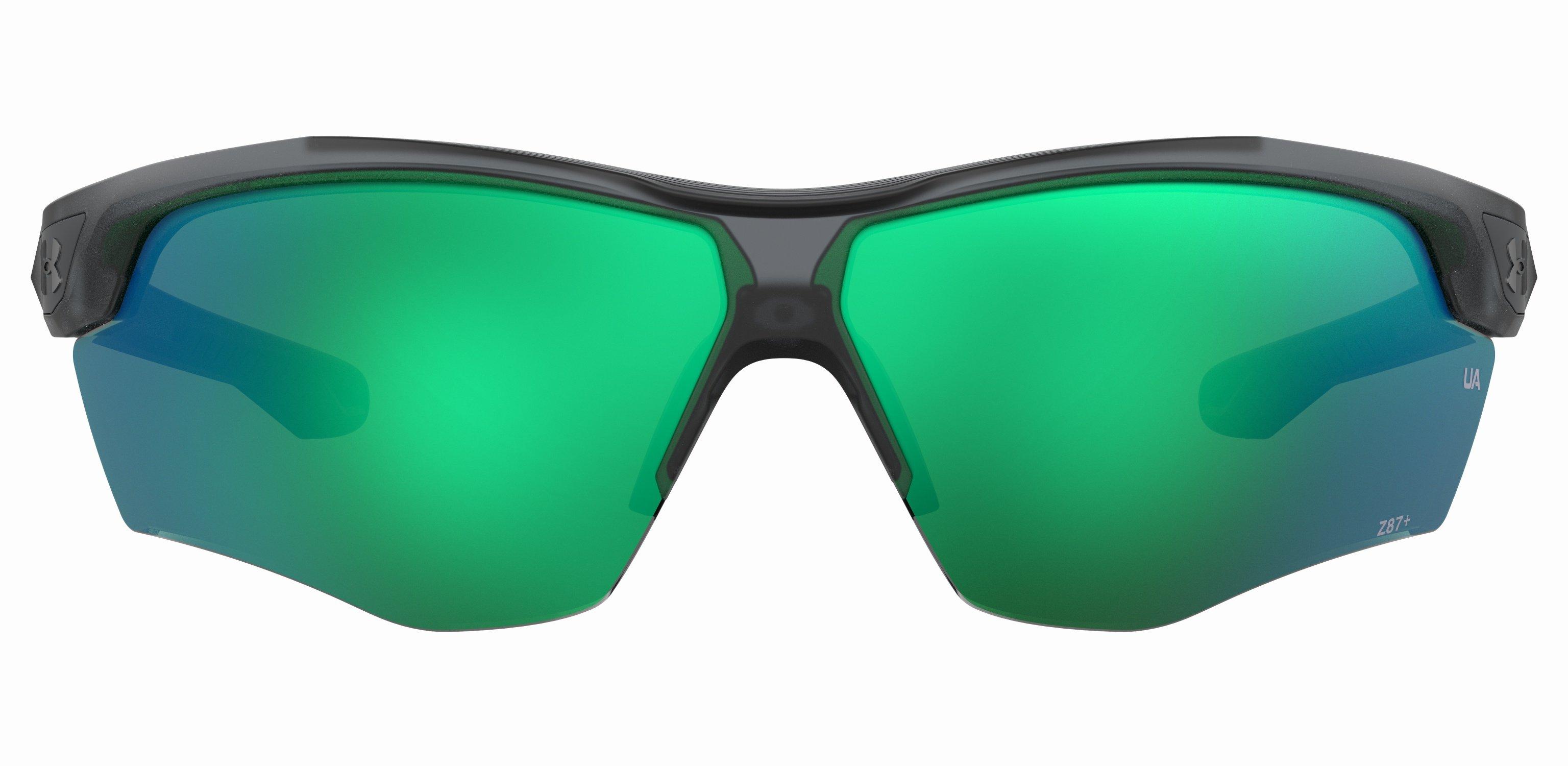 Yard Dual Mt Transparent Pitch Grey/Emerald ML Mirror Sunglasses