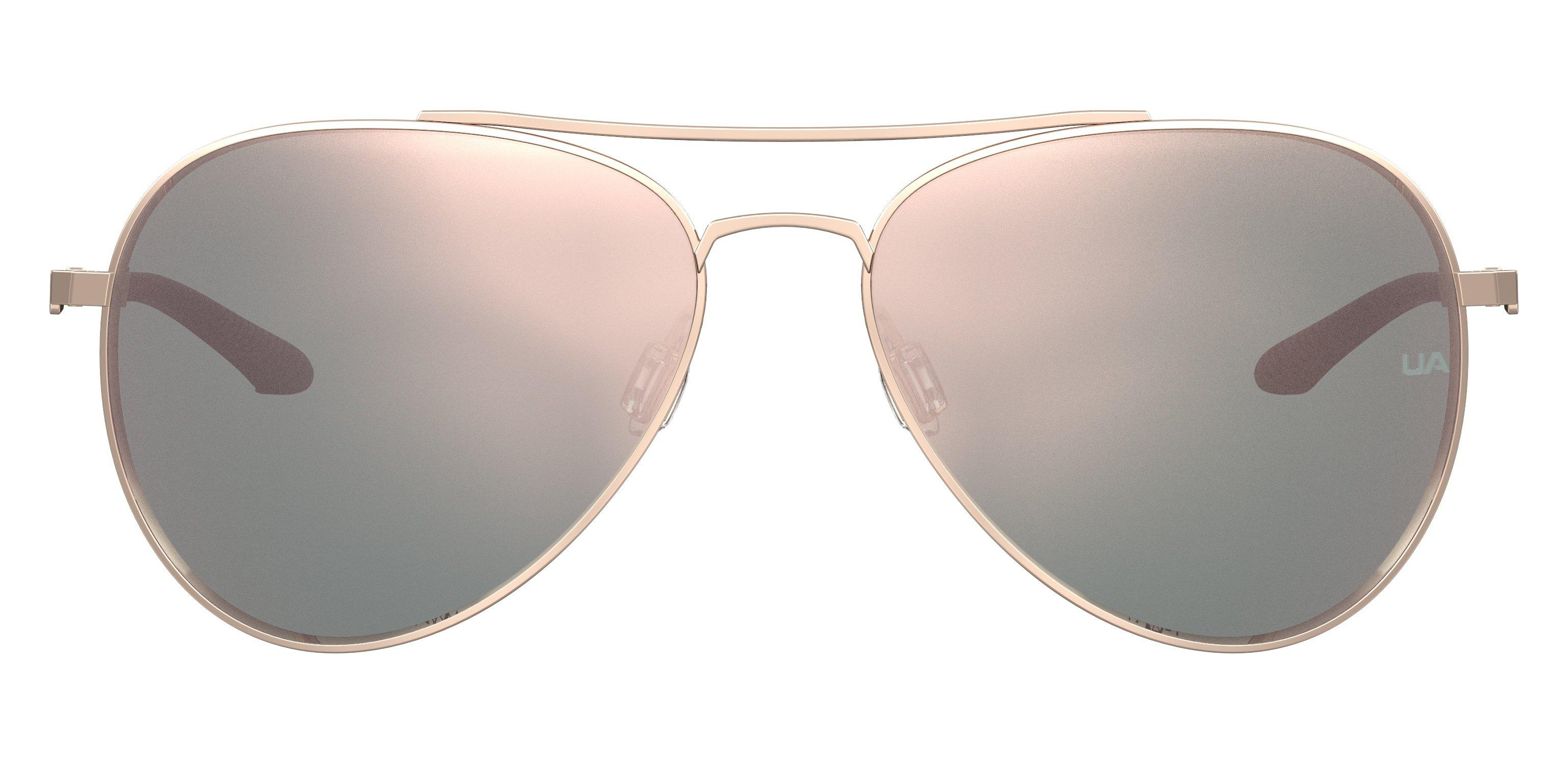 Unisex Instinct Shiny Rose Gold/Rose Gold Mirror Sunglasses