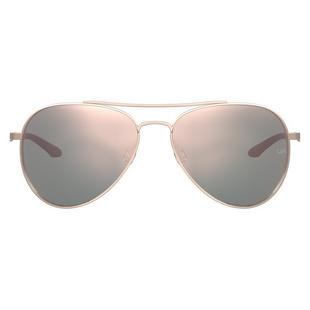Unisex Instinct Shiny Rose Gold/Rose Gold Mirror Sunglasses UNDER ARMOUR