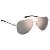 Unisex Instinct Shiny Rose Gold/Rose Gold Mirror Sunglasses