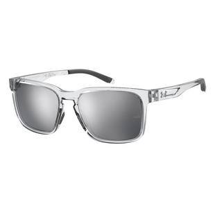 Unisex Assist 2 Crystal Clear/Chrome Mirror Sunglasses UNDER ARMOUR