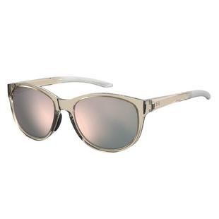 Women's Breathe Transparent Grey/Rose Gold Mirror Sunglasses