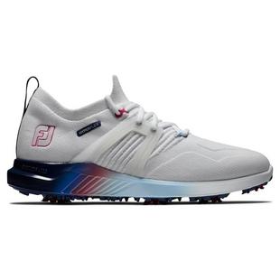 Men's HyperFlex Spiked Golf Shoe - White/Blue/Purple
