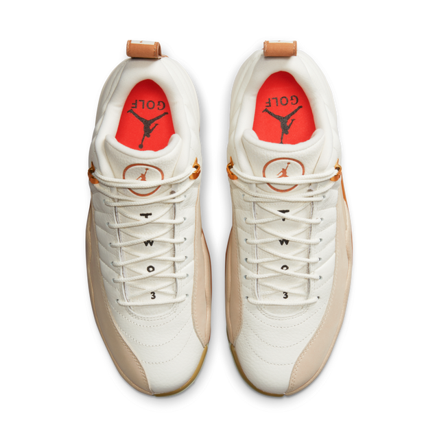 Air Jordan XII G Spiked Golf Shoe - White/Beige | NIKE | Golf 