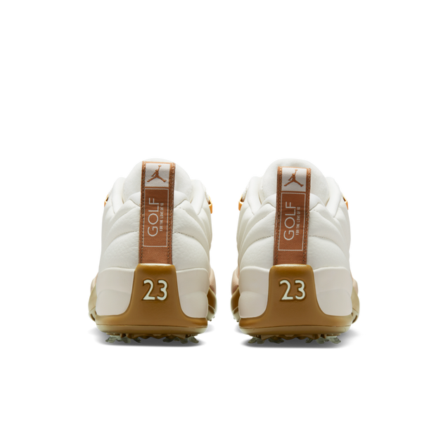 Air Jordan XII G Spiked Golf Shoe - White/Beige | NIKE | Golf