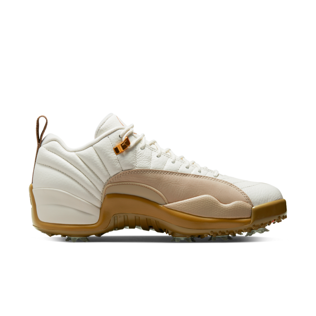 Air Jordan XII G Spiked Golf Shoe - White/Beige | NIKE | Golf Town