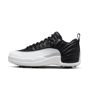 Air Jordan XII Low Spiked Golf Shoe - White/Black